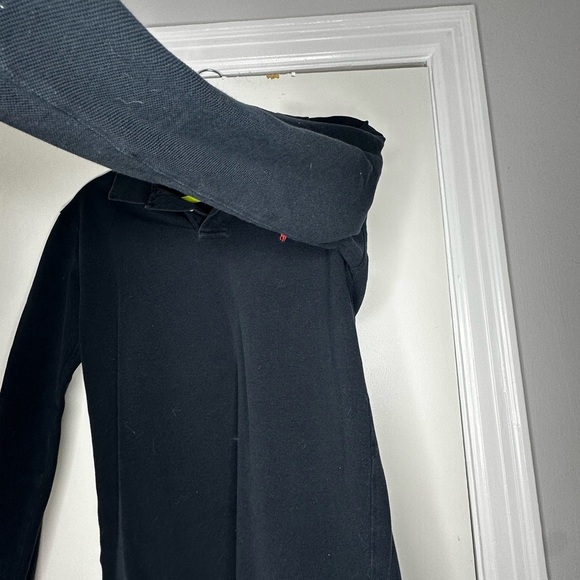 POLO RALPH LAUREN BOYS LONG SLEEVE Red PONY SHIRT Black Size Large (16/18) - Picture 8 of 8